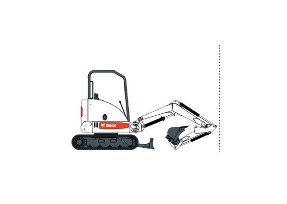 Minipelle Diesel - 2T5 - Canopy - Bobcat - 425 Minipelle Diesel - 2T5 - Canopy - Bobcat - 425