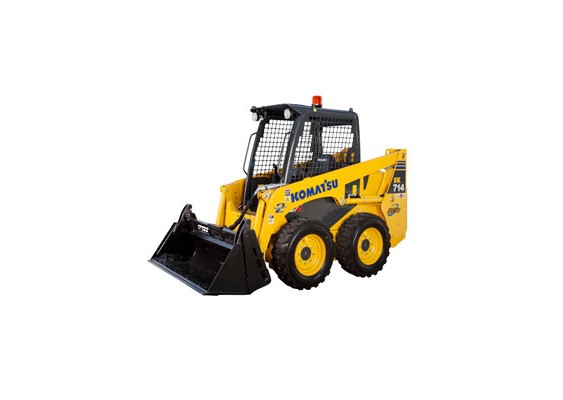 Minichargeur Diesel - 2T5 - Pneu - Komatsu - SK714-5 Minichargeur Diesel - 2T5 - Pneu - Komatsu - SK714-5