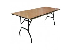 Table Pliante Bois - 183x76cms