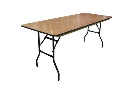 Table Pliante Bois - 183x76cms Table Pliante Bois - 183x76cms