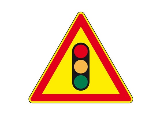 Panneau de signalisation - Feux Tricolores 