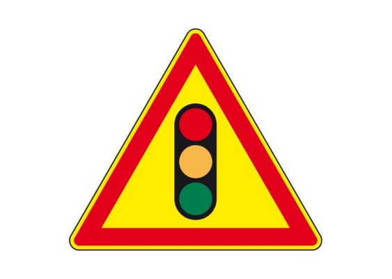 Panneau de signalisation - Feux Tricolores Panneau de signalisation - Feux Tricolores