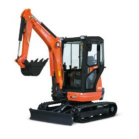 Minipelle Diesel - 2T5 - Cabine - Kubota - U25-3A