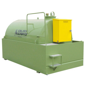Cuve à Fuel Equipée 220V - Bassin de rétention + Toit - 1300L