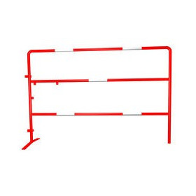 Barrière de Chantier - Rouge - 1m x 1.5m