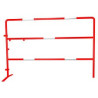 Barrière de Chantier - Rouge - 1m x 1.5m